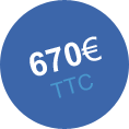 Prix Publique : Non indiqué, Notre prix : 650€ TTC